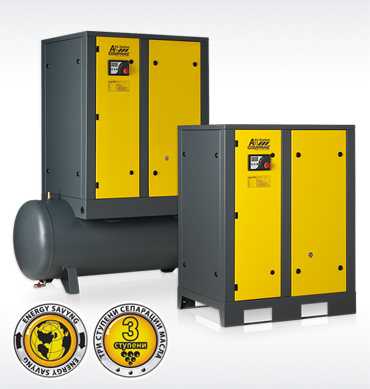 Винтовые компрессоры серии AirStation производительностью до 3,6 кубических метров в минуту