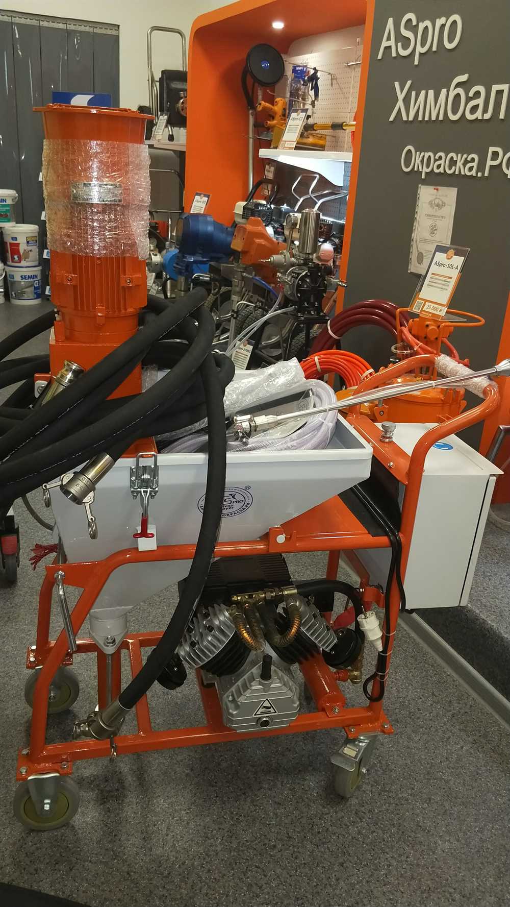 Купить Штукатурный агрегат ASPro-N1 недорого ASPro