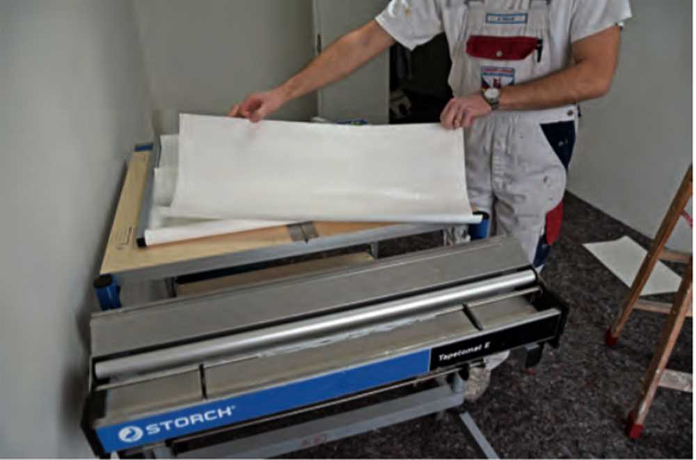 Купить ПРОФ MAX комплект автоматического нанесения клея + нарезка обоев Storch Tapetomat E 110см недорого