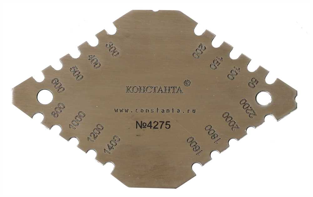 Купить ИЗМЕРИТЕЛЬНЫЕ ГРЕБЕНКИ Г Константа