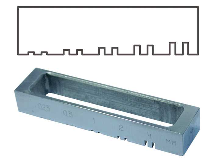 Купить ГРЕБЕНКА ДЛЯ ОЦЕНКИ РОЗЛИВА ЛКМ Константа