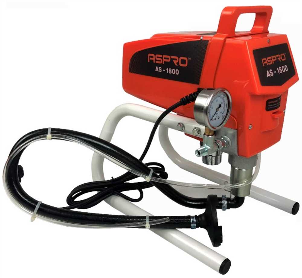 Купить ASPro-1800 окрасочный аппарат (агрегат) краскораспылитель недорого ASPro