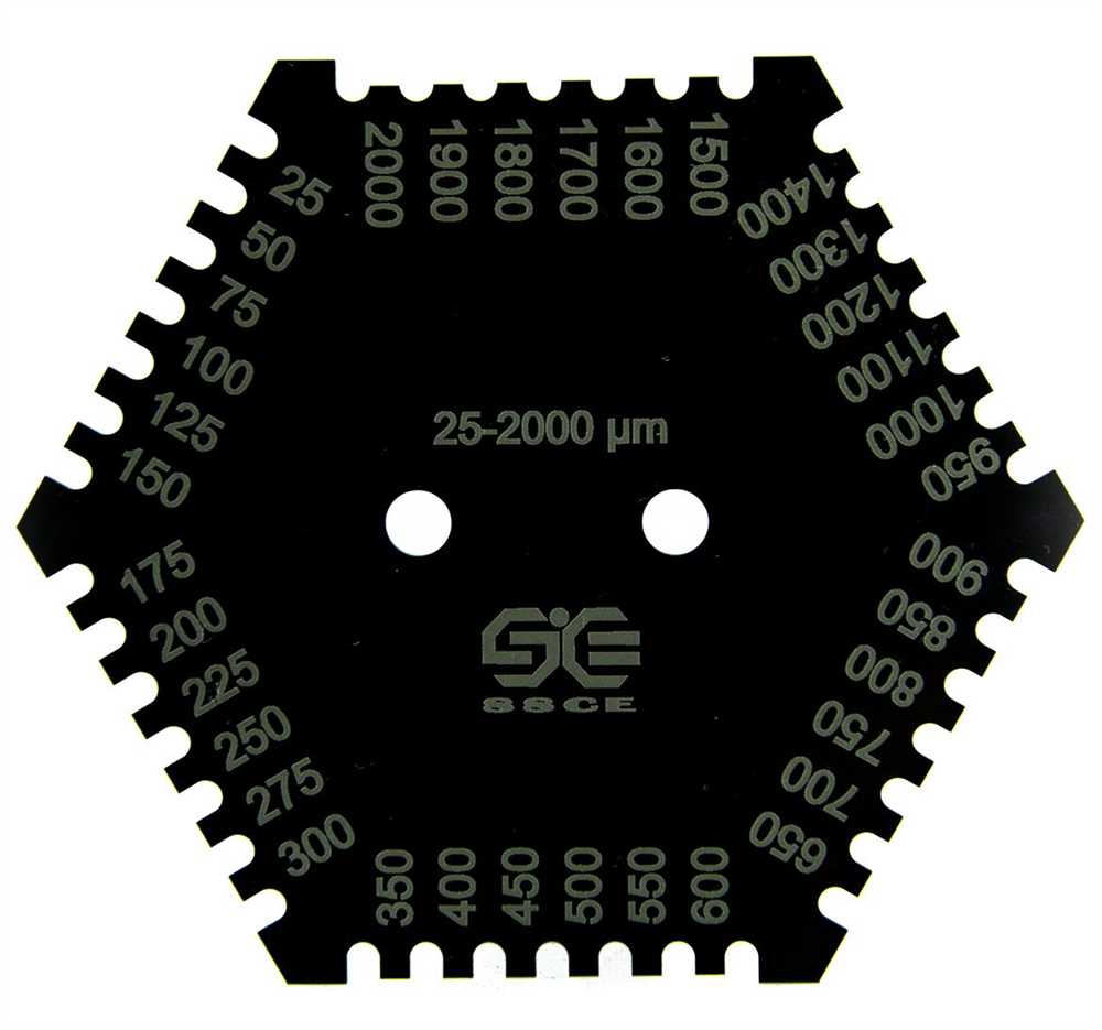 Купить Гребенка для измерения толщины мокрого слоя ASPro недорого