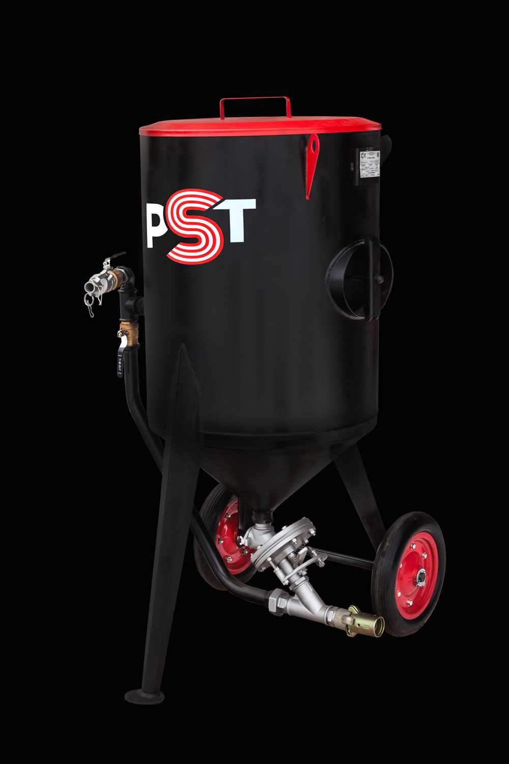 Купить Установка абразивоструйная напорная 75/100л №1 ПневмоСтройТехника