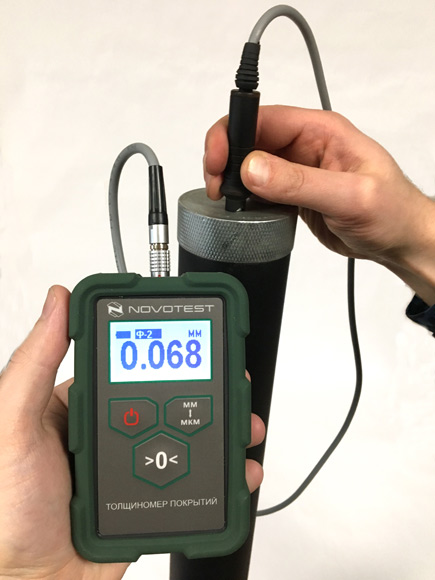 Измерение толщины цинкового (гальванического) покрытий на ферромагнитном основании