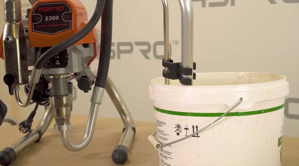 Правила ухода за окрасочным аппаратом ASPRO - Правило №2