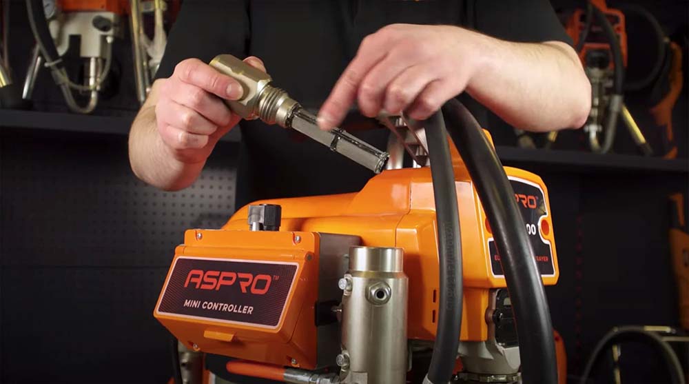 Правила ухода за окрасочным аппаратом ASPRO - Правило №5