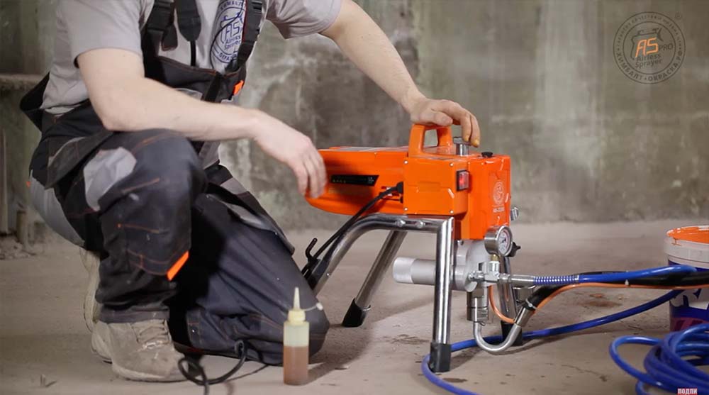 Правила ухода за окрасочным аппаратом ASPRO - Правило №9